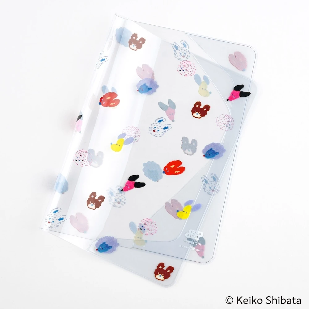 Hobonichi Techo A5 Cousin Cover on Cover - Keiko Shibata: Dog Ears Fluttering in the Wind
