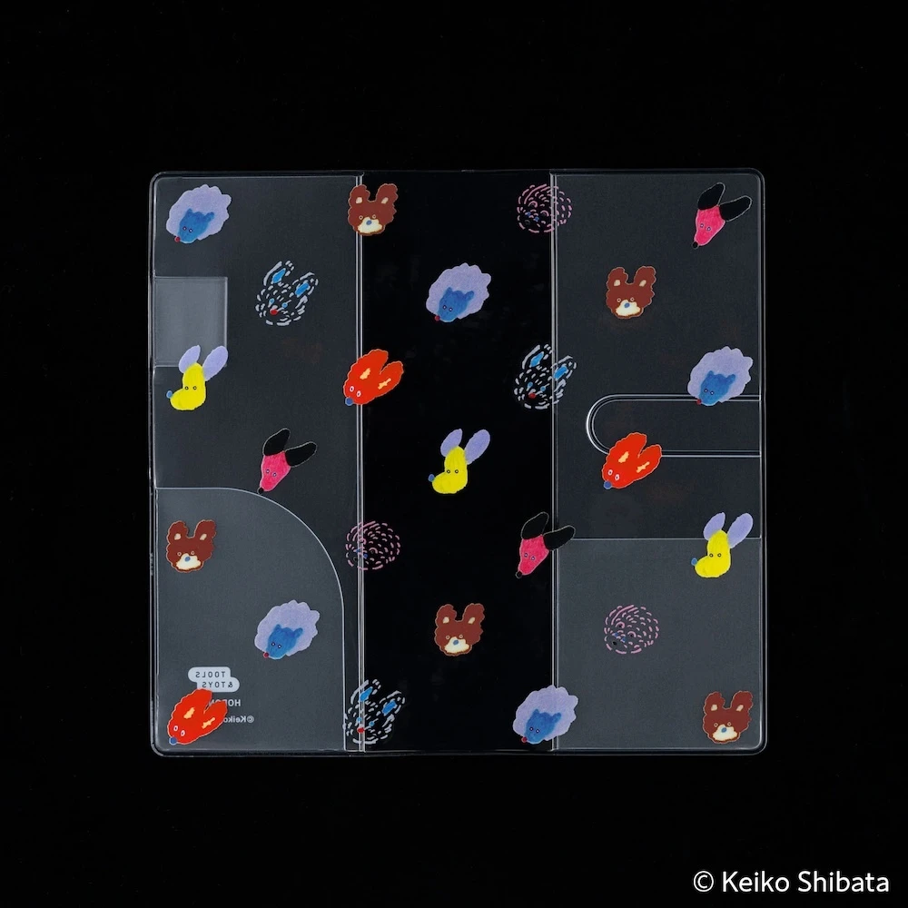 Hobonichi Techo Weeks Clear Cover - Keiko Shibata: Dog Ears Fluttering in the Wind