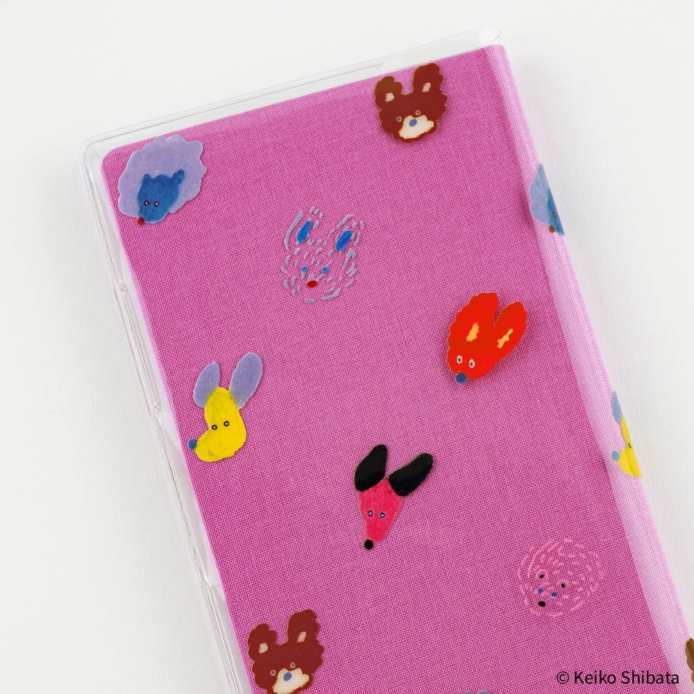 Hobonichi Techo Weeks Clear Cover - Keiko Shibata: Dog Ears Fluttering in the Wind