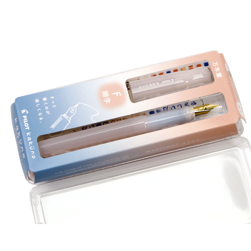 Pilot Kakuno Madoromi Fountain Pen - F Pink
