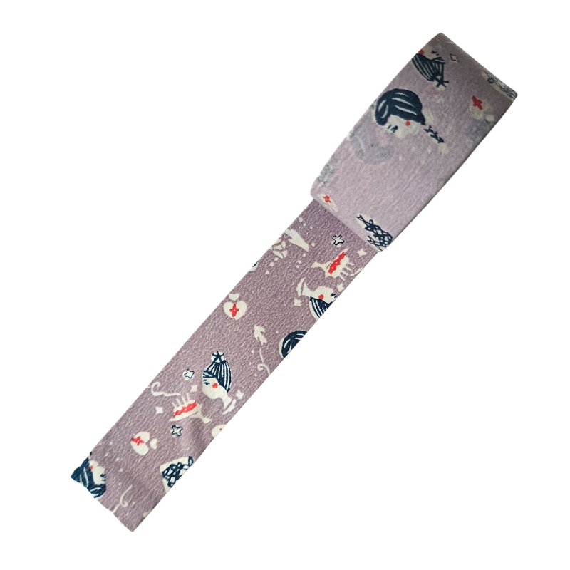 Classiky Girl Masking Tape - Asamurasaki (2.4cm)
