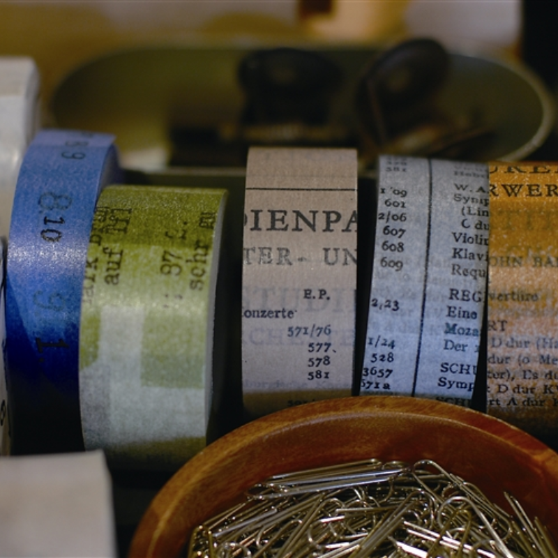 Classiky Number Washi Tape - Blue