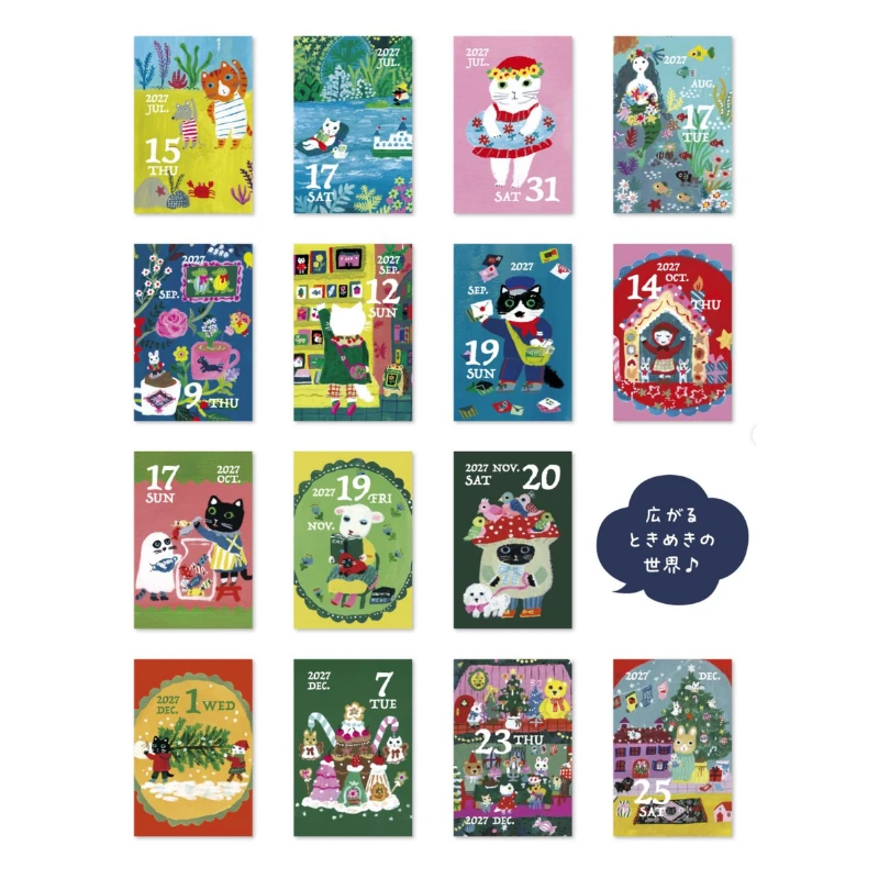 Yumi Kitagishi 2027 Mini Tear-Off Calendar