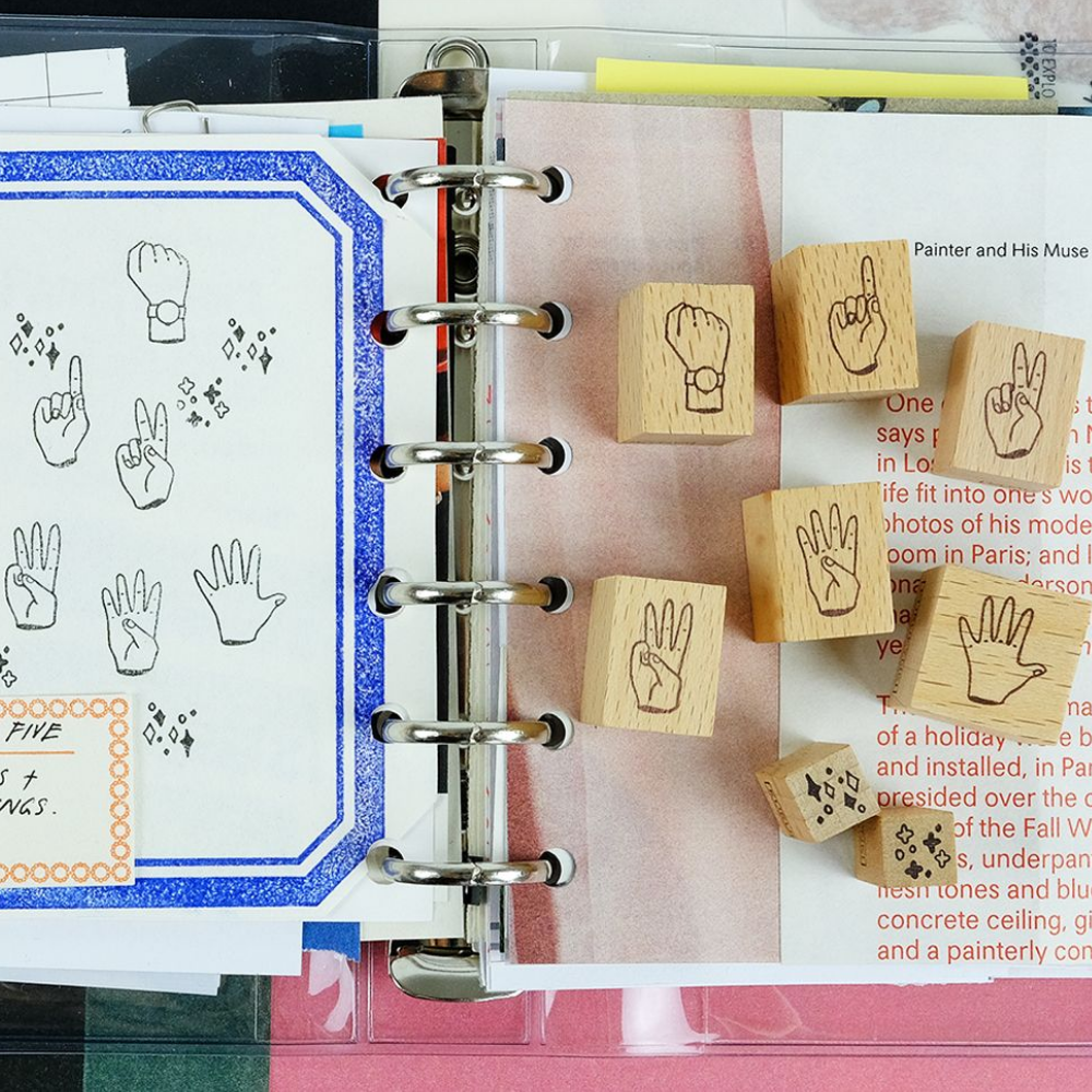 Kurukynki DAY TO DAY Rubber Stamp Set - Zero to Five