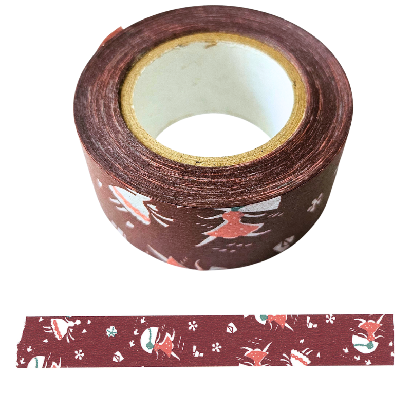 Classiky Love Letter Masking Tape - Brown (2.2cm)