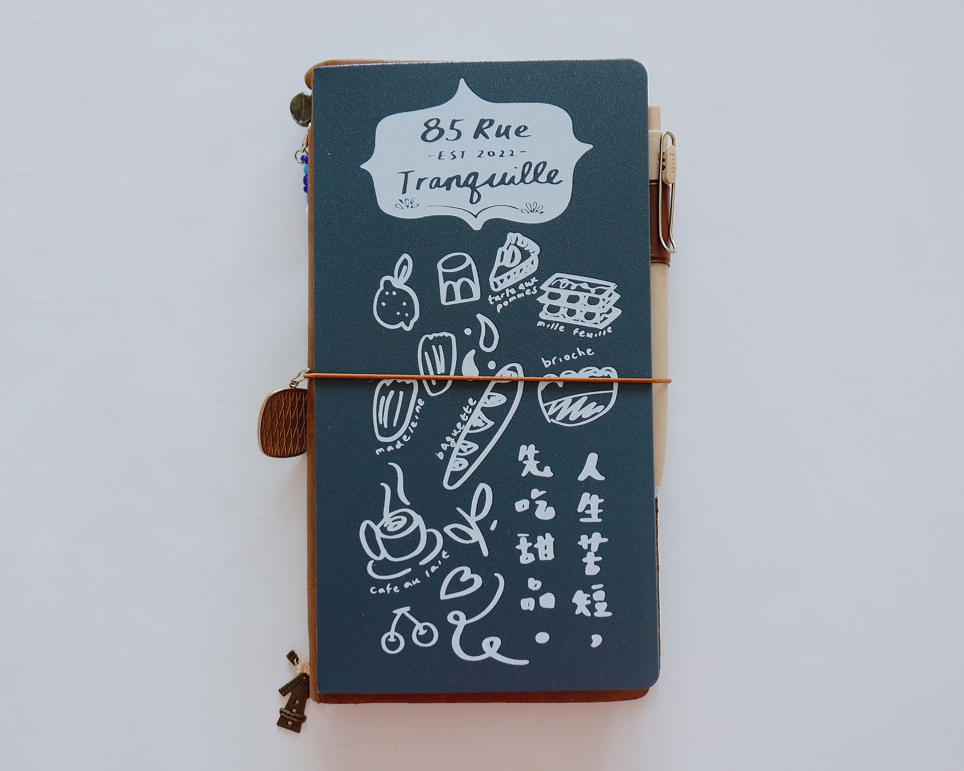 85 Rue Tranquille x iMAT Cutting Set (Traveler's Notebook Regular