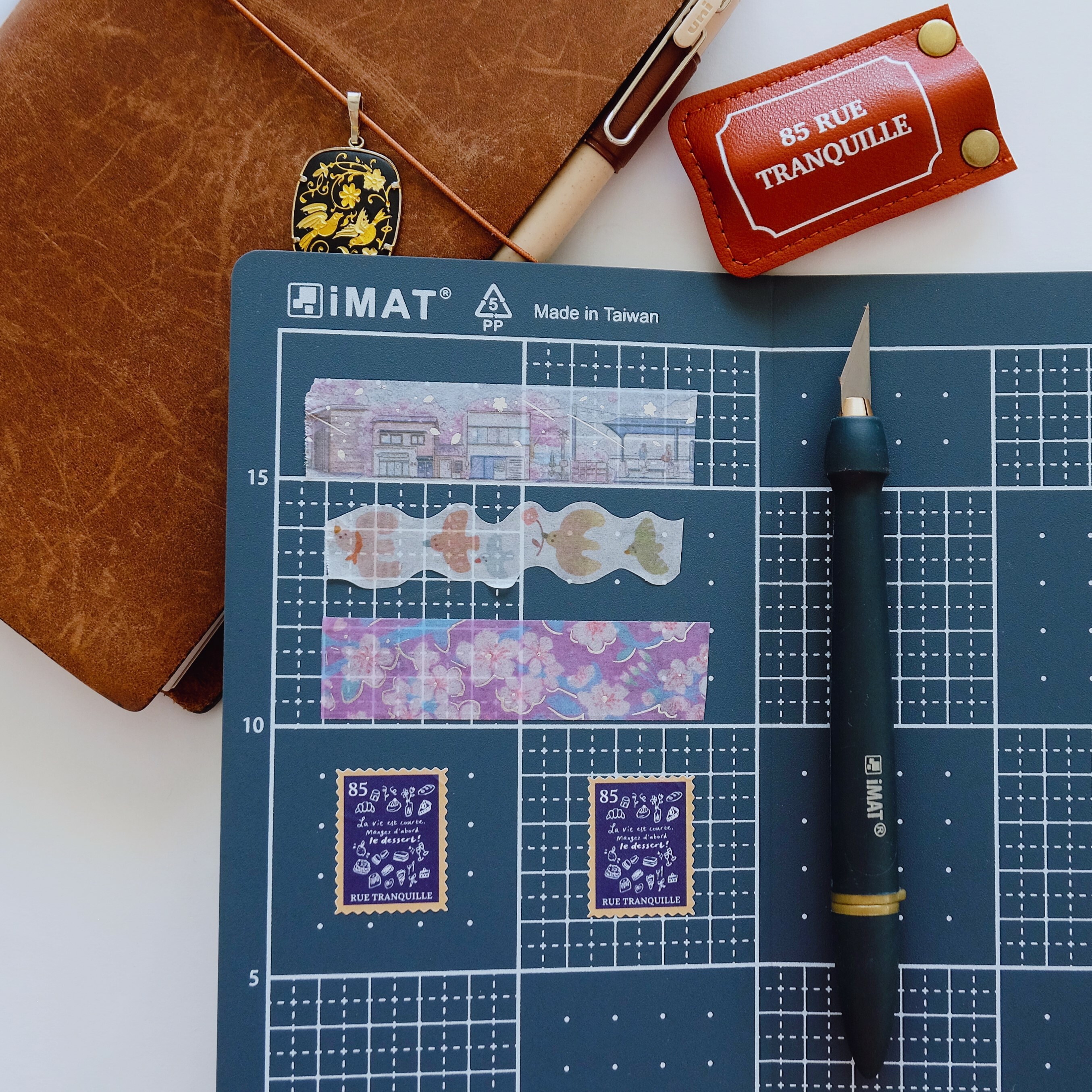 85 Rue Tranquille x iMAT Cutting Set (Traveler’s Notebook Regular Size)