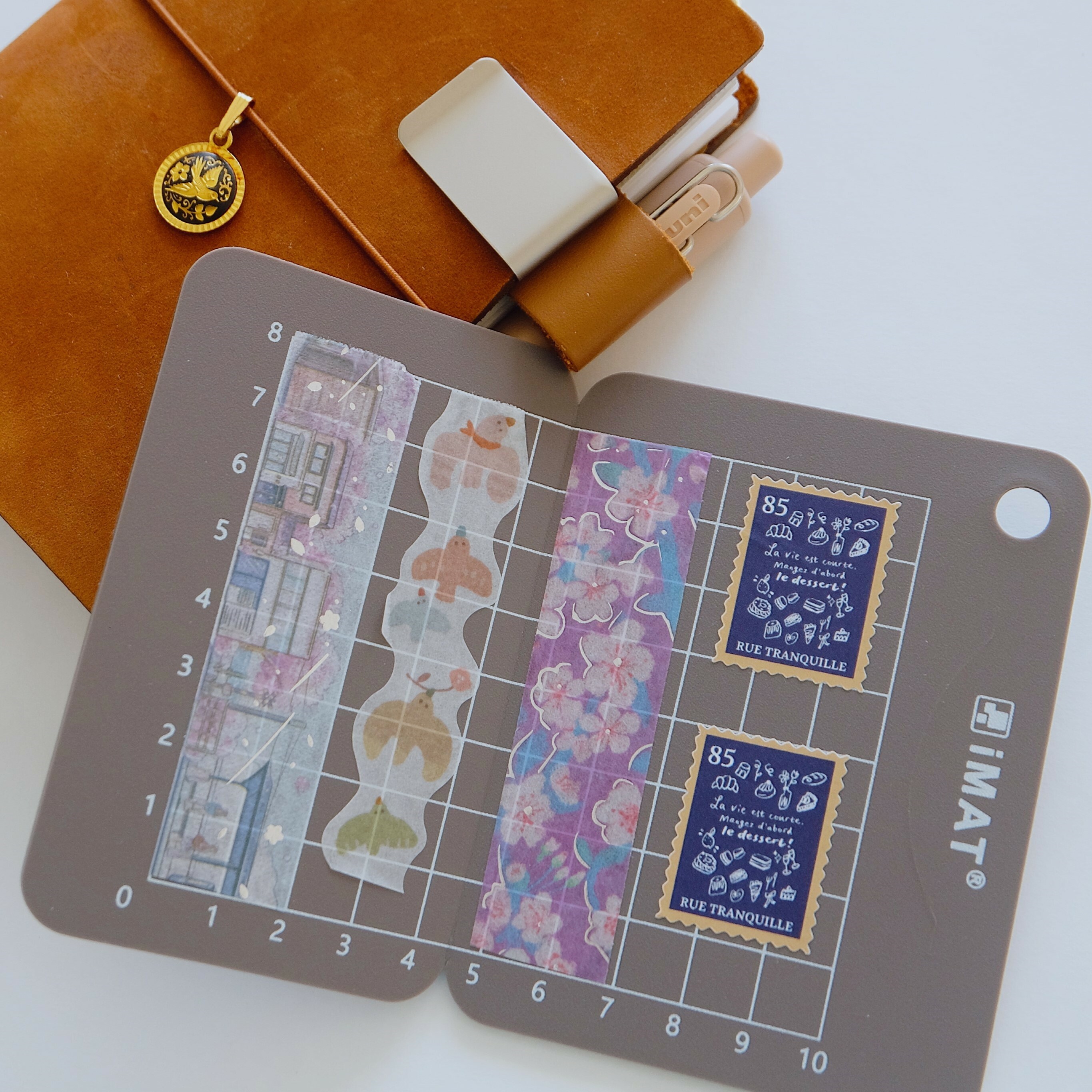 85 Rue Tranquille x iMAT Mini Cutting Set (Traveler’s Notebook Passport Size)