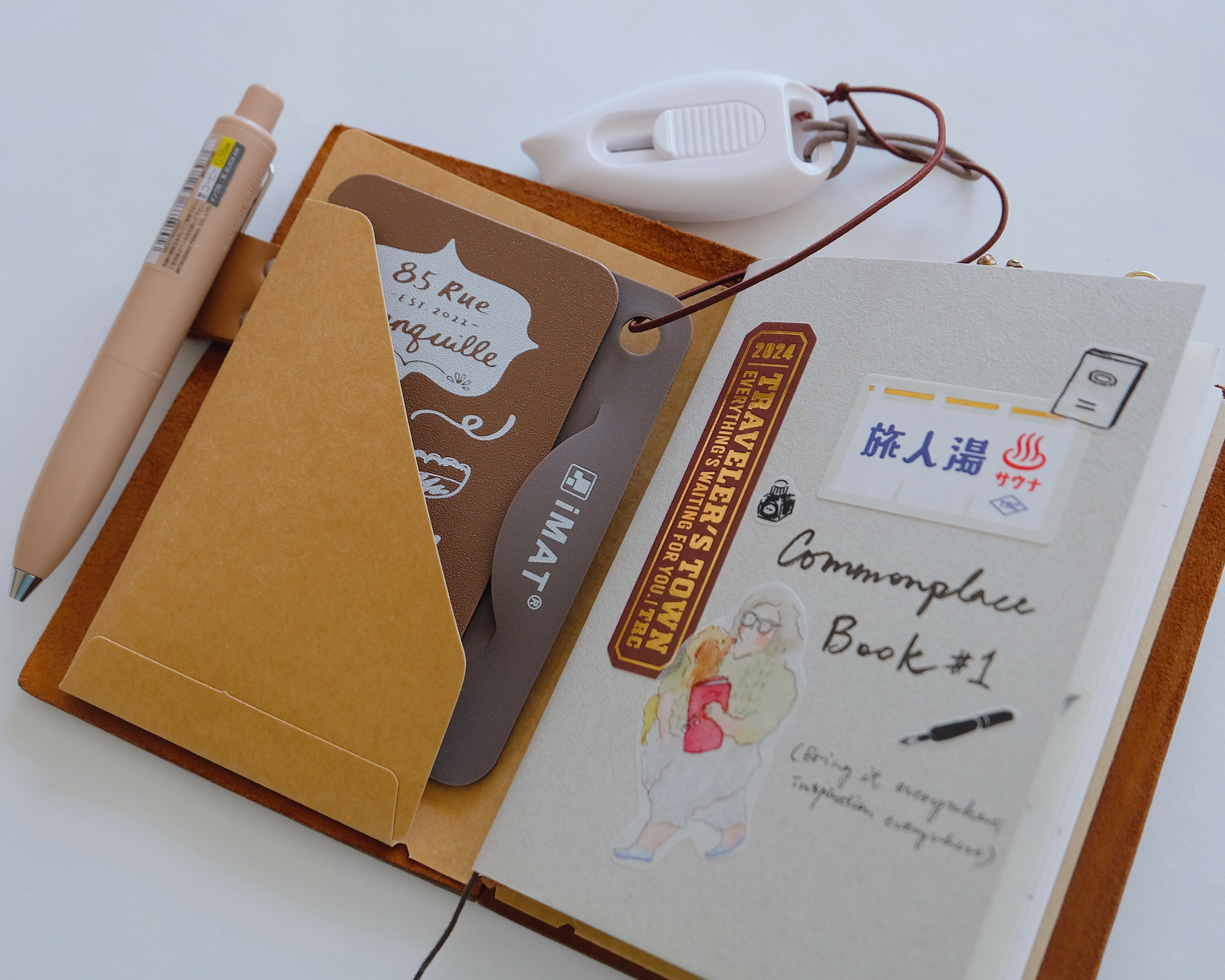 85 Rue Tranquille x iMAT Mini Cutting Set (Traveler’s Notebook Passport Size)