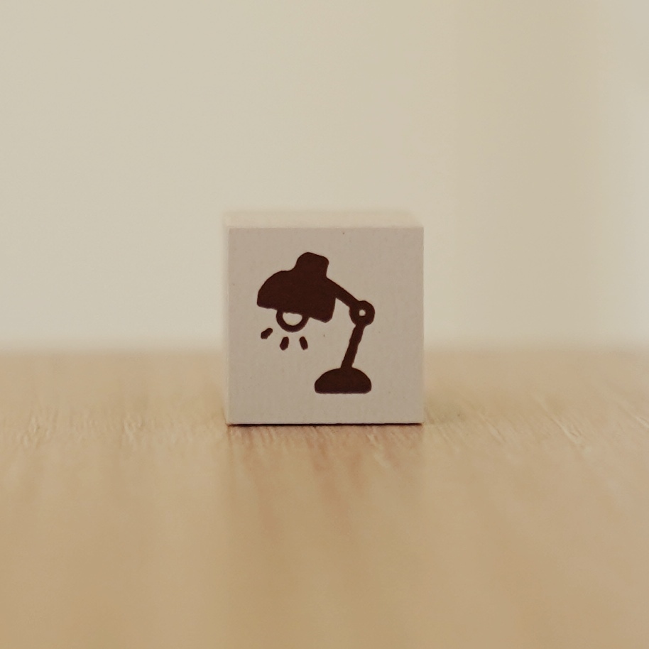 a.moment Mini Rubber Stamp - Lamp