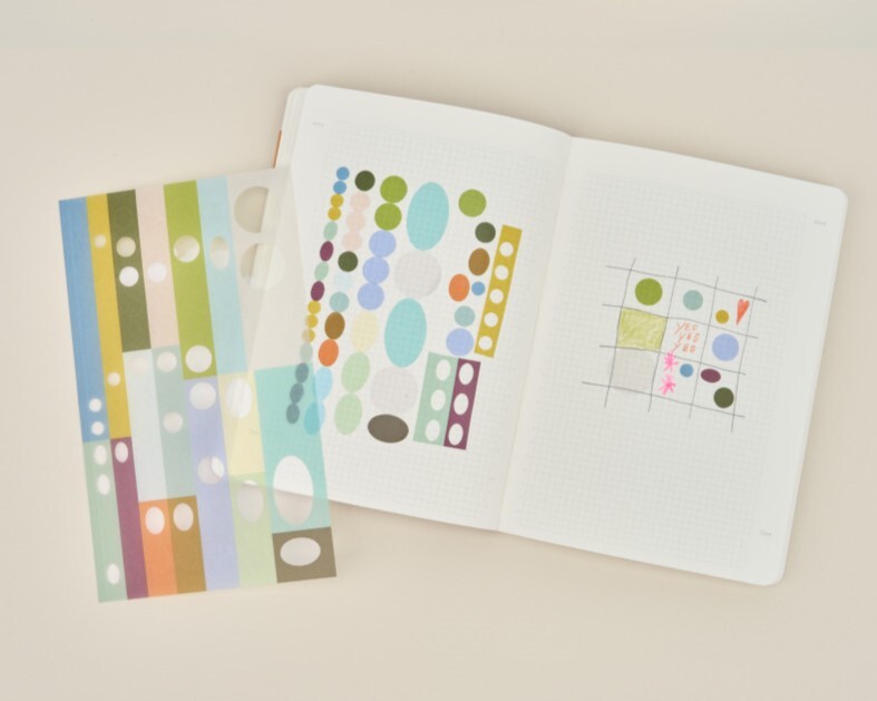 Analogue Keeper Washi Label Sticker Set - Circle (3 sheets)