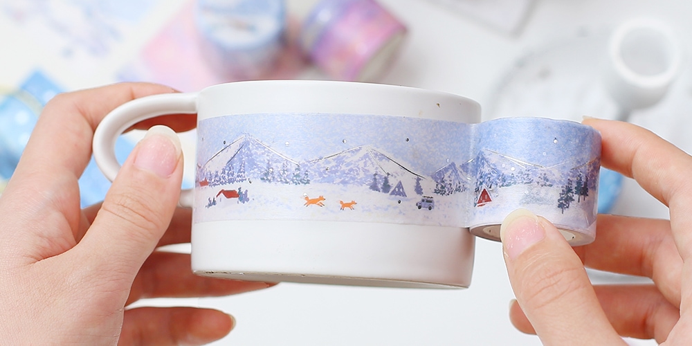 BGM Washi Tape - Snow Mountain (3cm)