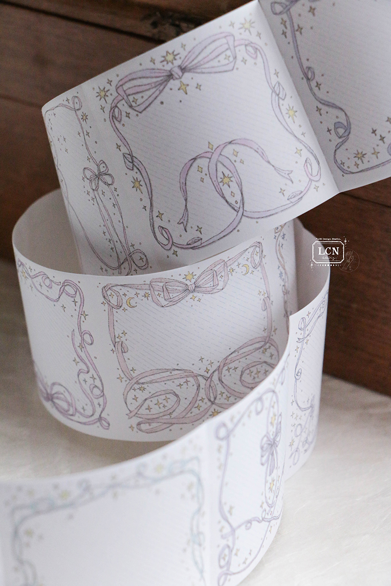 Lin Chia Ning Sticky Memo Tape - Bow Frames (5cm)