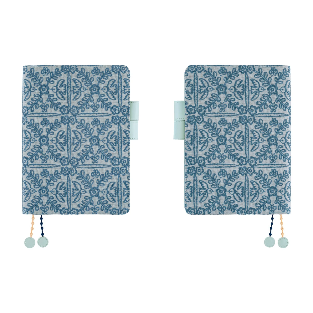 Hobonichi Techo A5 Cousin Cover - mina perhonen: felice (Blue)