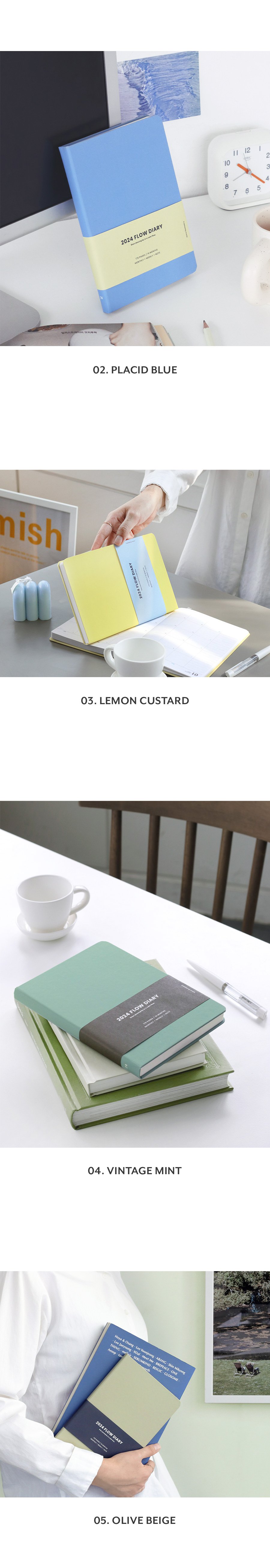 ICONIC 2024 Flow Diary (6 colours)