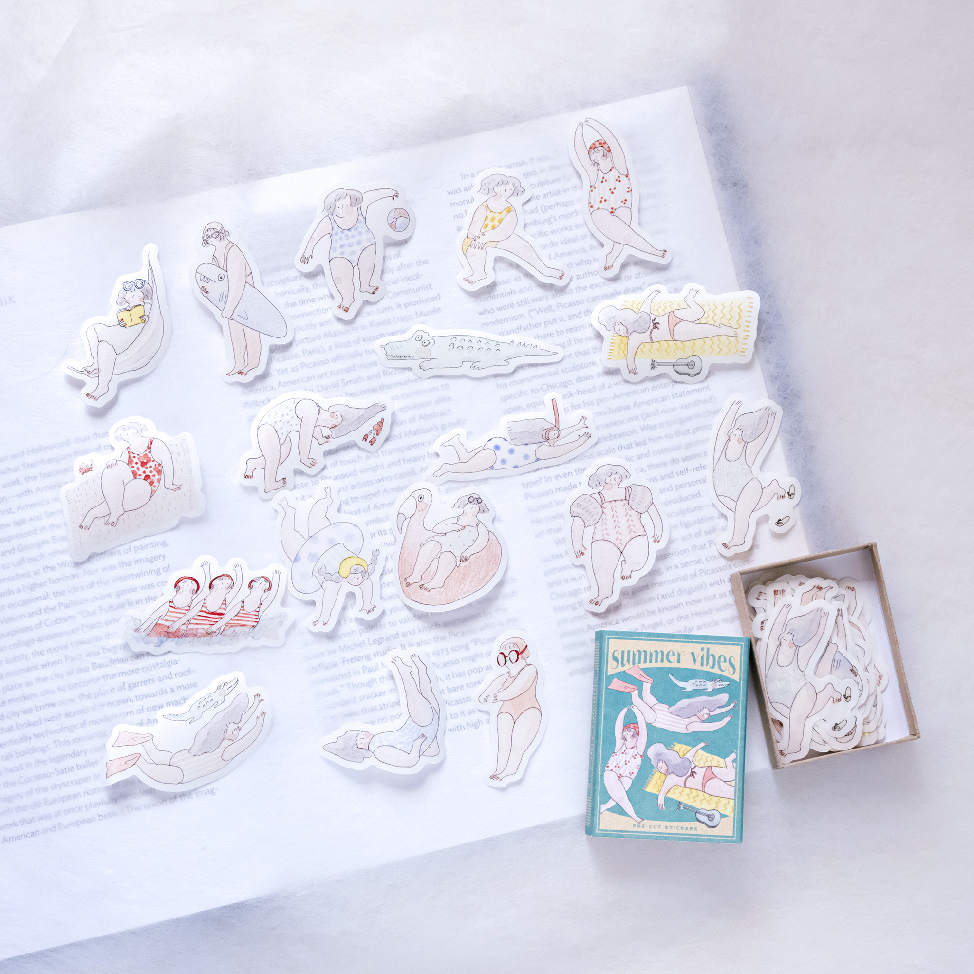 dodolulu Matchbox Sticker Set - Summer Vibes