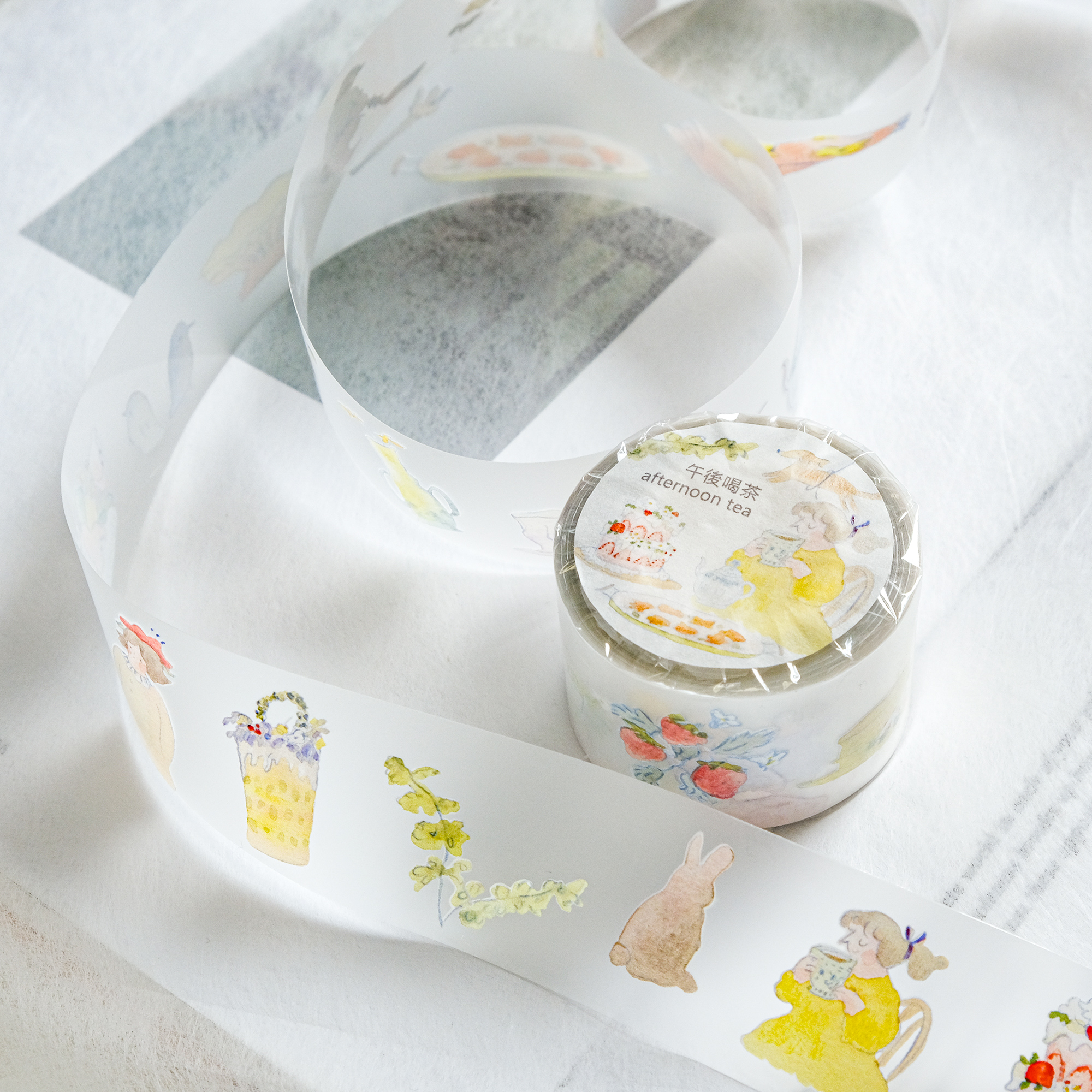 dodolulu Matte PET Tape - Afternoon Tea (3cm)