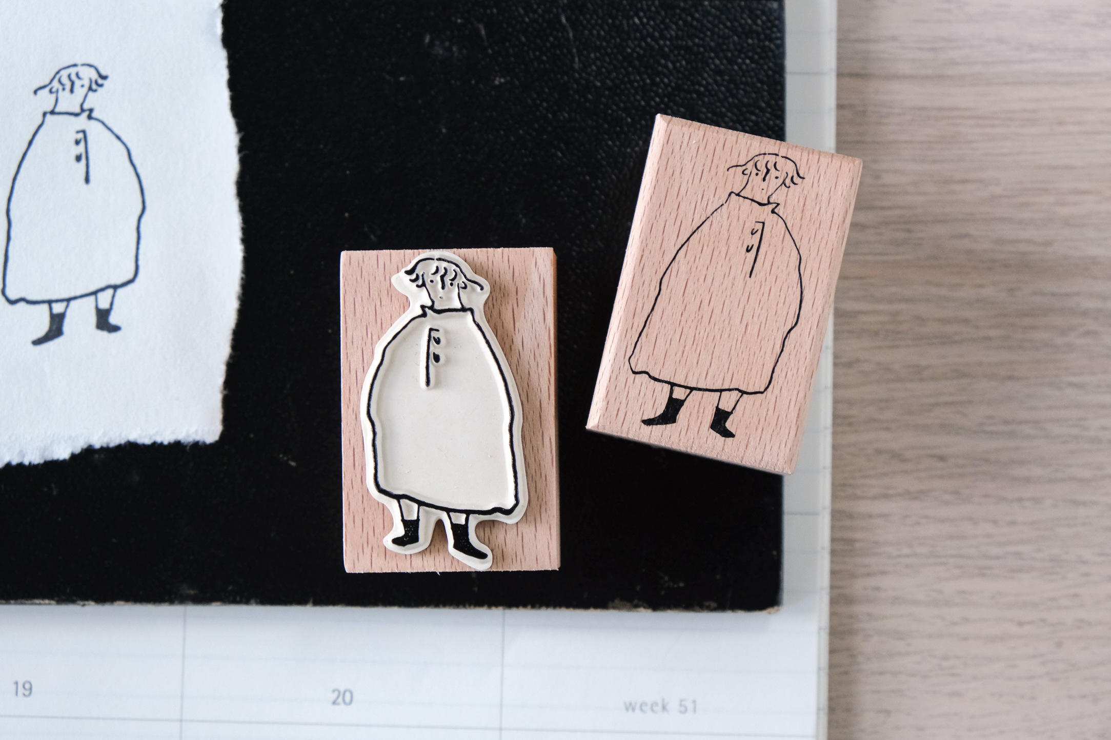 dodolulu Rubber Stamp - Overcoat