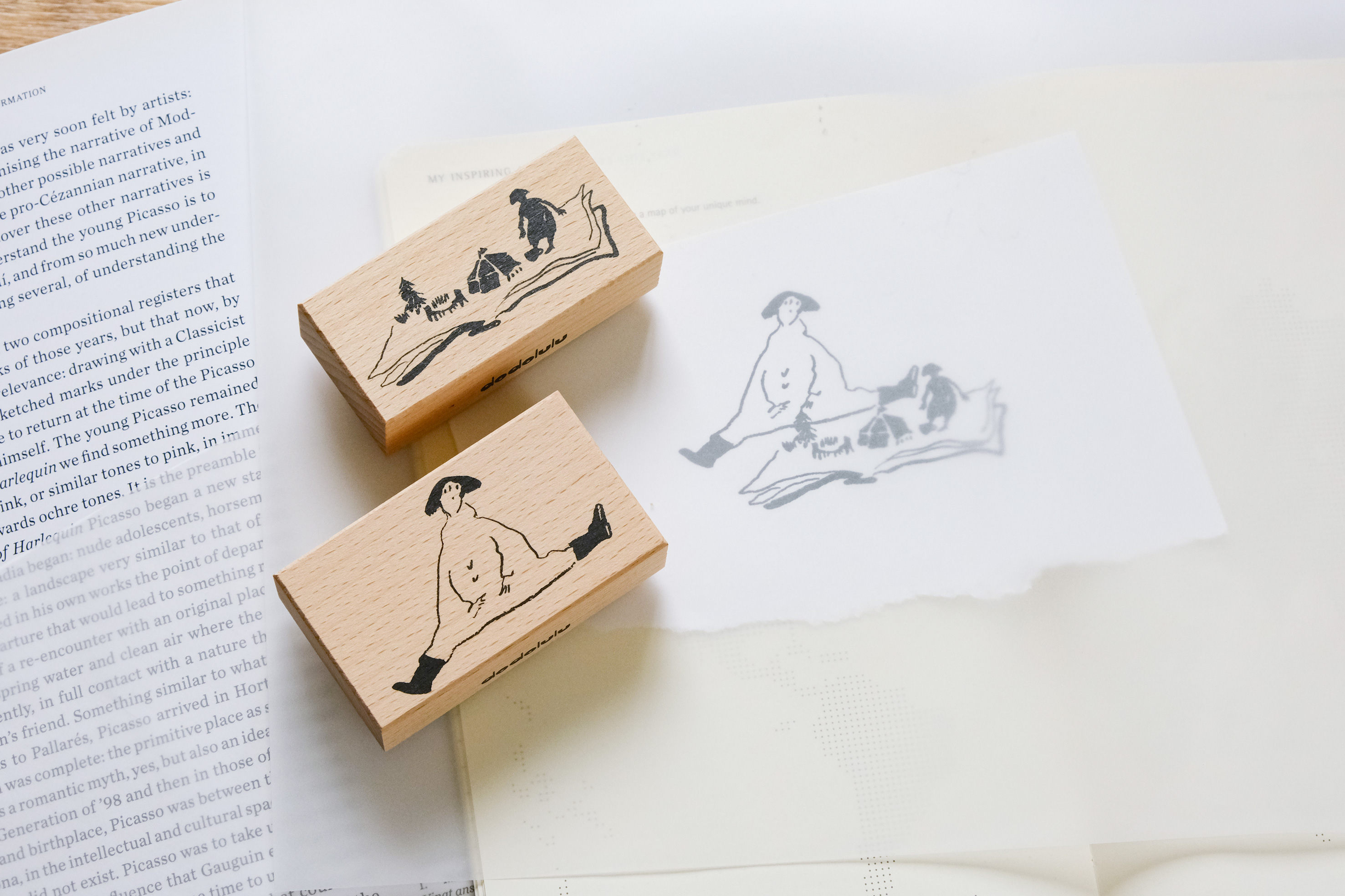 dodolulu Rubber Stamp Set - Story Book