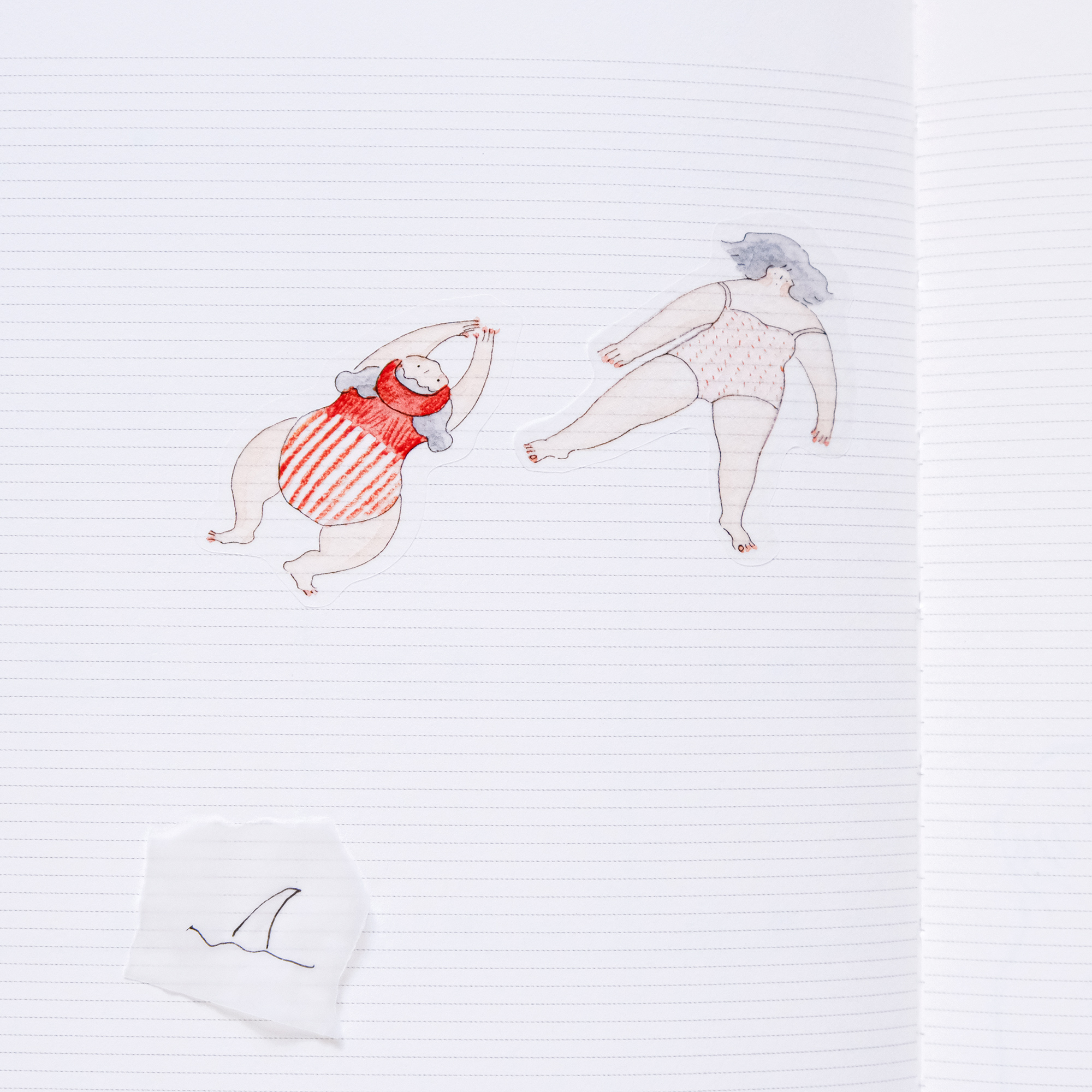 dodolulu Sticker Sheet - Floating