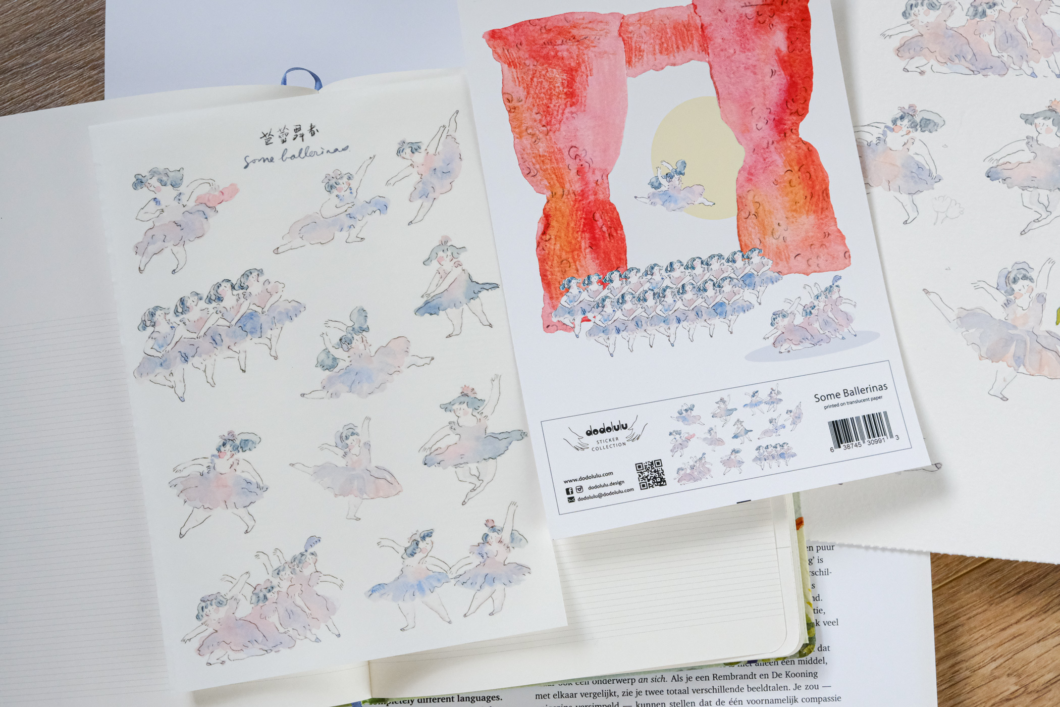 dodolulu Sticker Sheet - Some Ballerinas