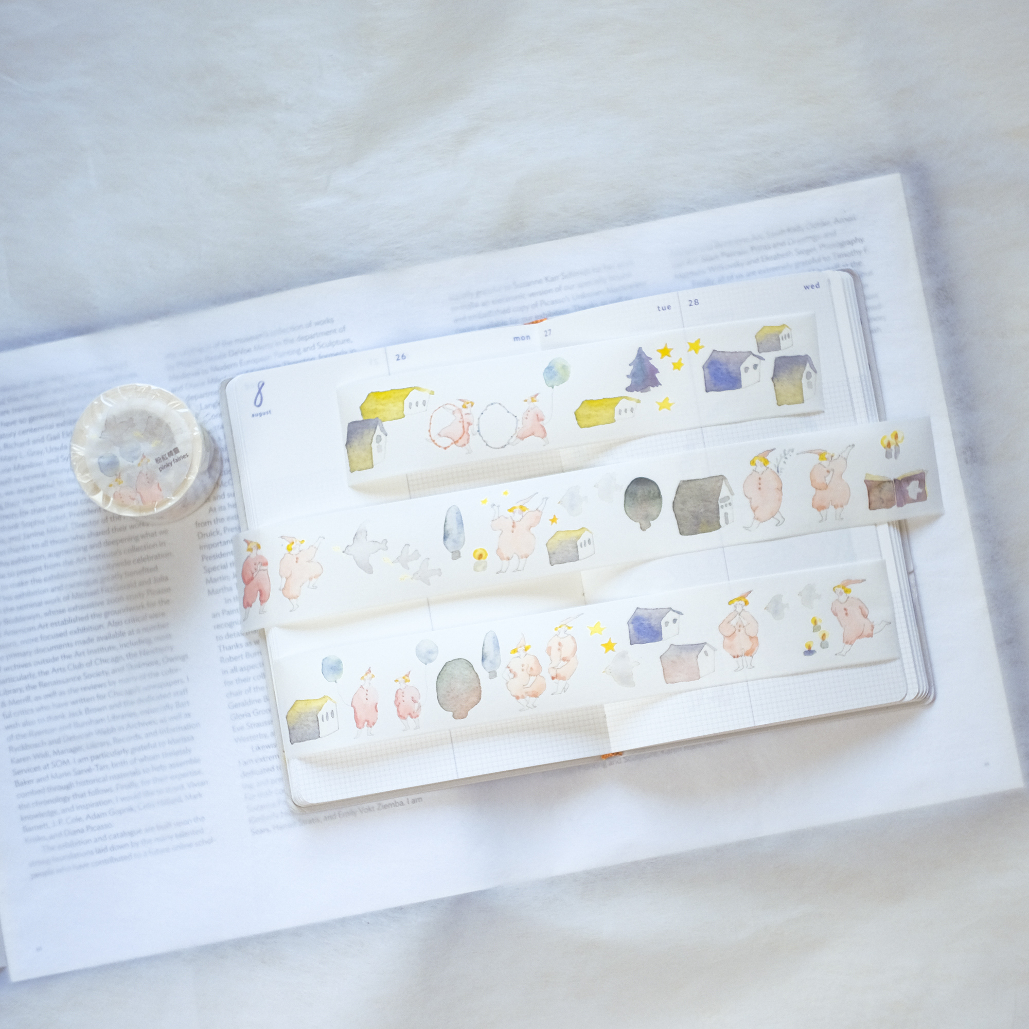 dodolulu Washi Tape - Pinky Fairies (4cm)