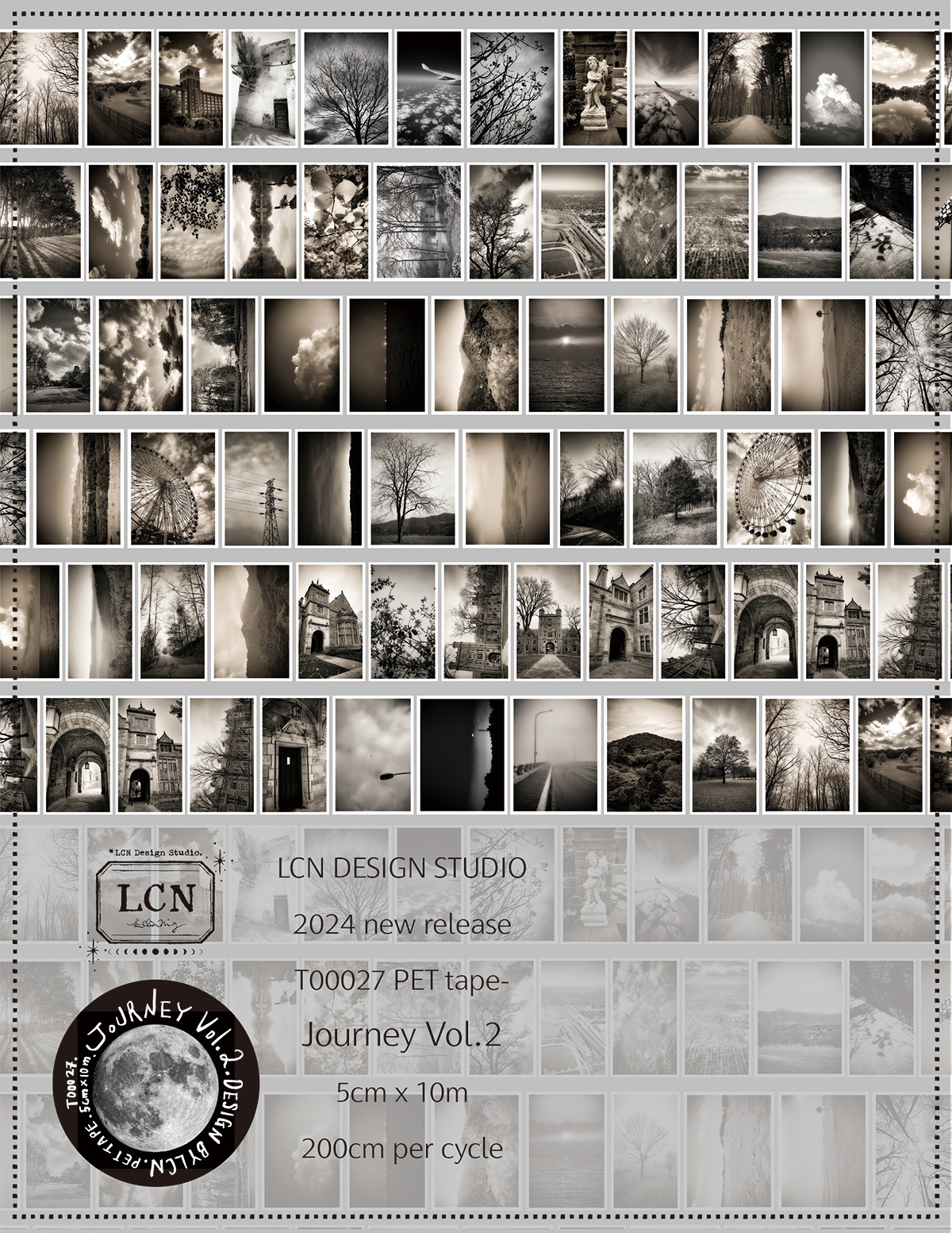 Lin Chia Ning Matte PET Tape - Journey Vol.2 (5cm)