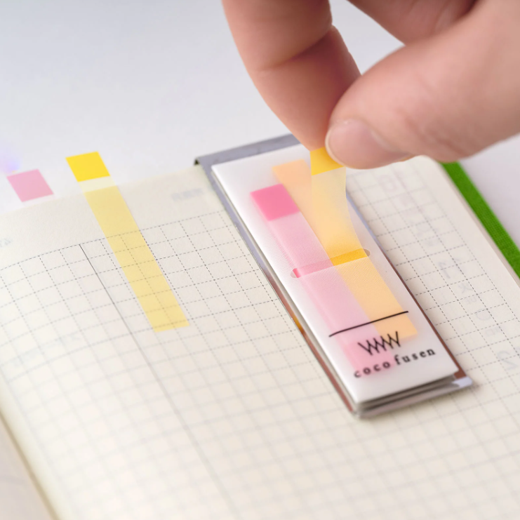 Kanmido Coco Fusen Sticky Note Clip S (2 colours)