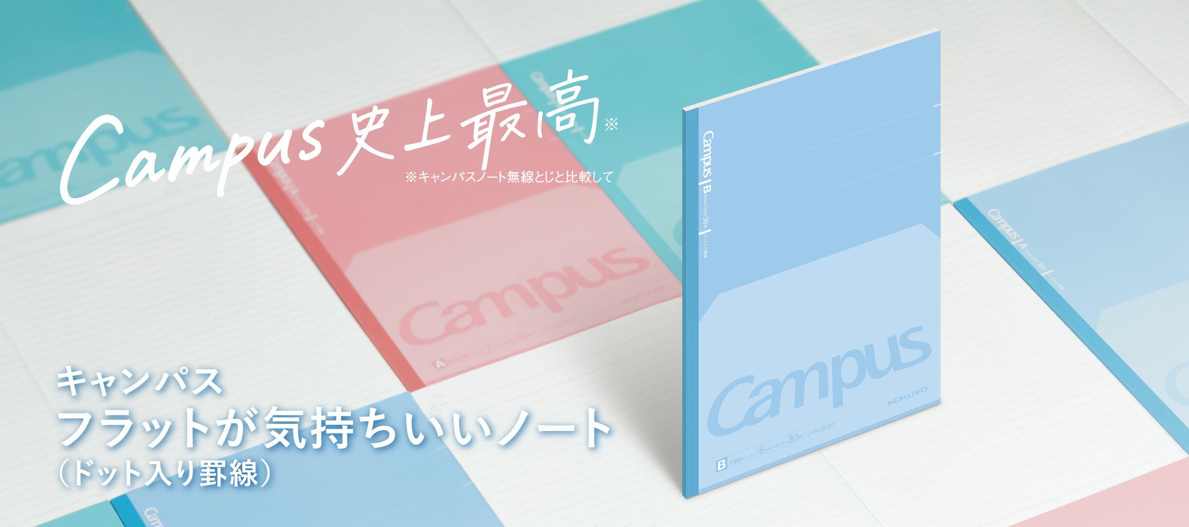 KOKUYO Campus Flat Notebook (B5, Lined)