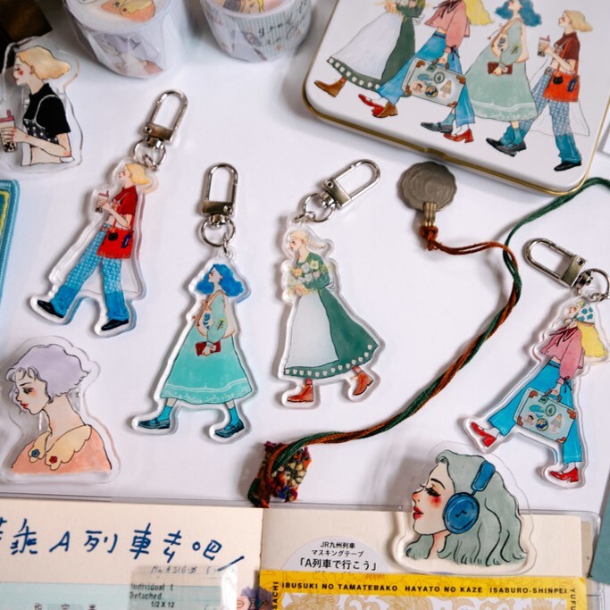 La Dolce Vita Acrylic Pendant - We Move Forward Happily (6 options)