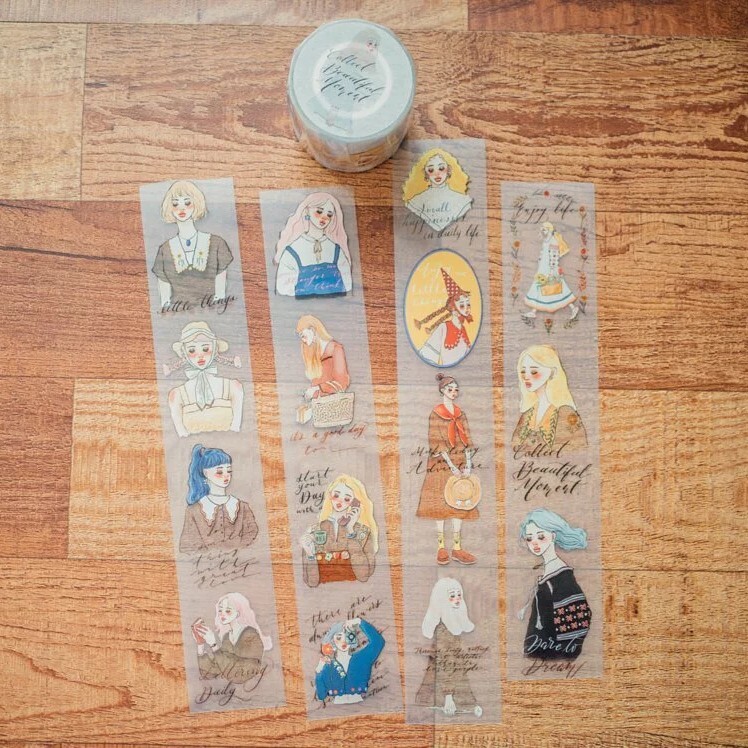 La Dolce Vita Matte PET Tape - The Song Of Hundred Blooms (4cm)