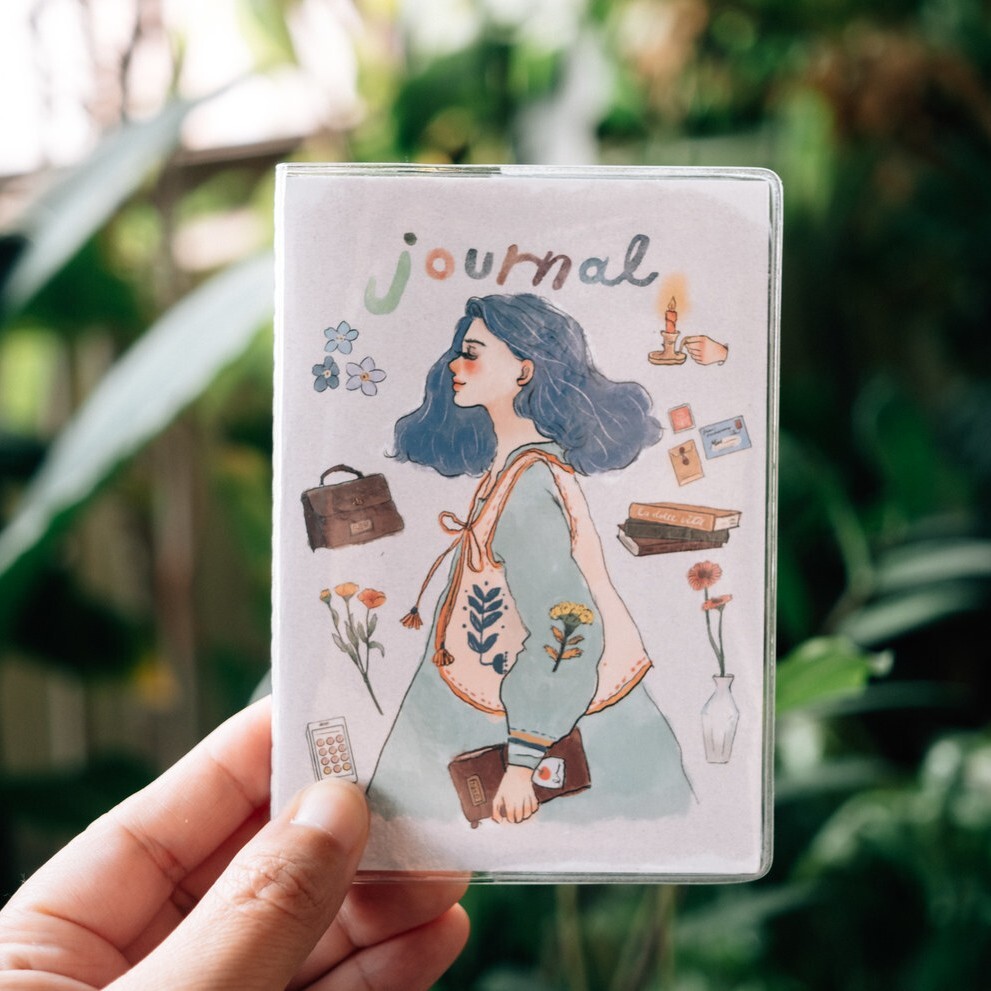 La Dolce Vita Notebook - Journal Girl (Passport Size)