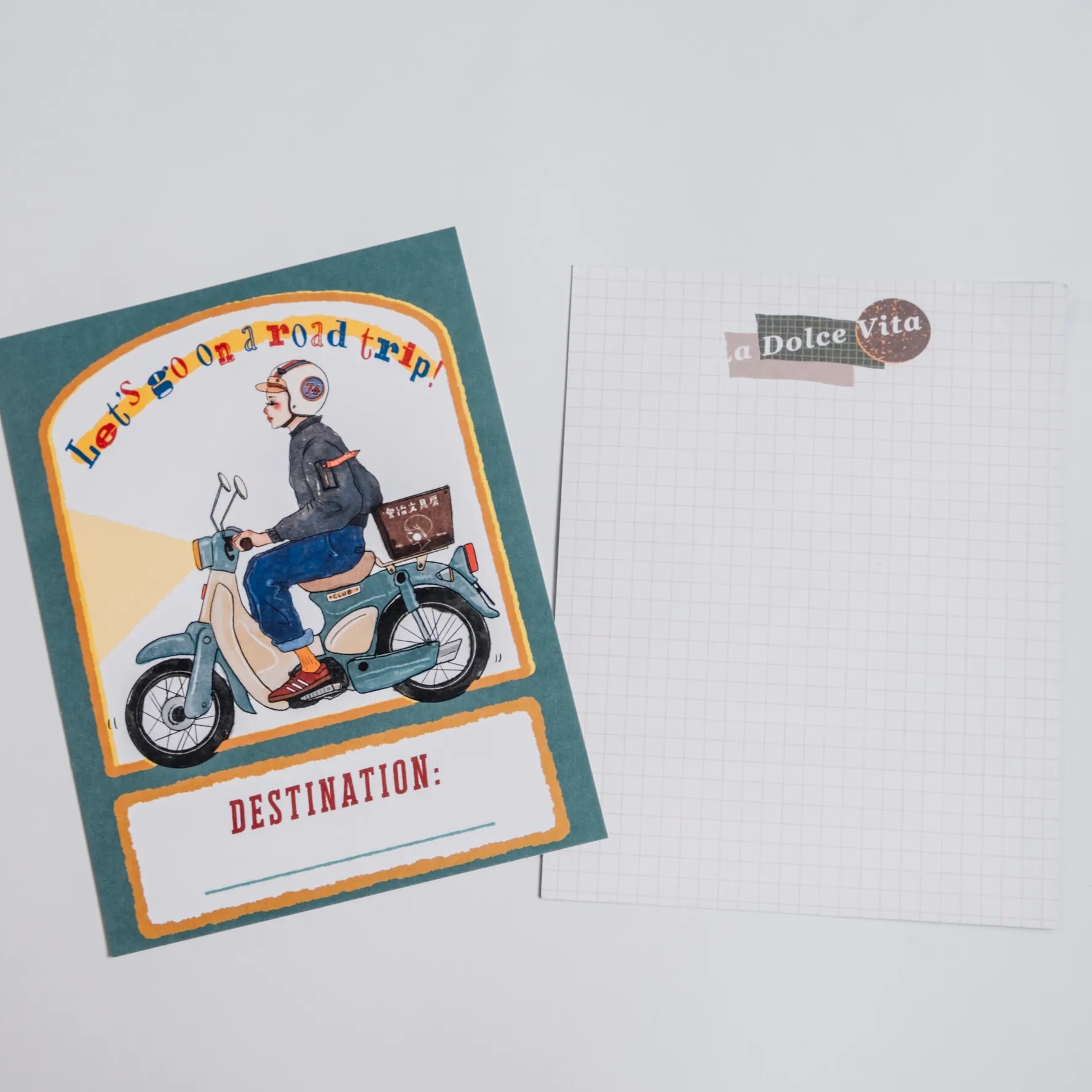 La Dolce Vita Postcard - Travel To The Next Stop