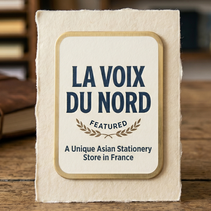 85 Rue Tranquille, une papeterie asiatique unique en France, La Voix du Nord
