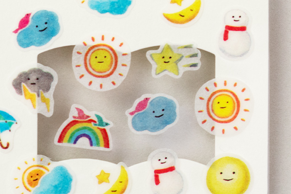 Midori Daily Records Washi Sticker Set - Weather