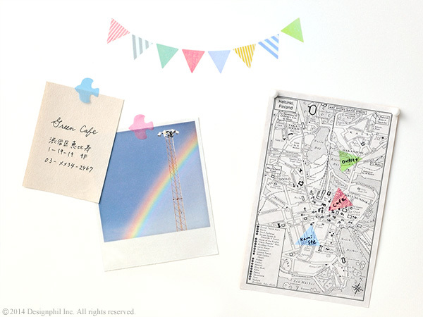 Midori Mini Film Sticky Memo - Triangle