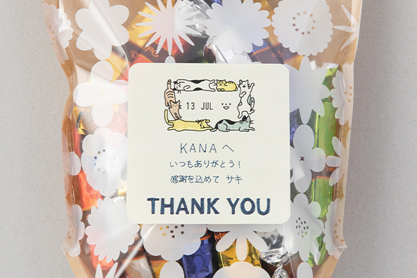 Midori Paintable Rotating Date Stamp - Cat