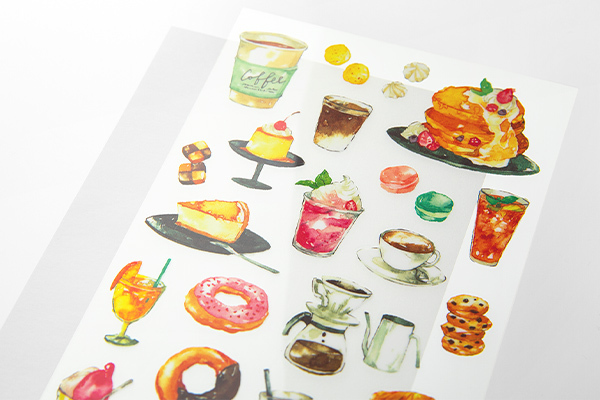 Midori Transfer Sticker - Snacks