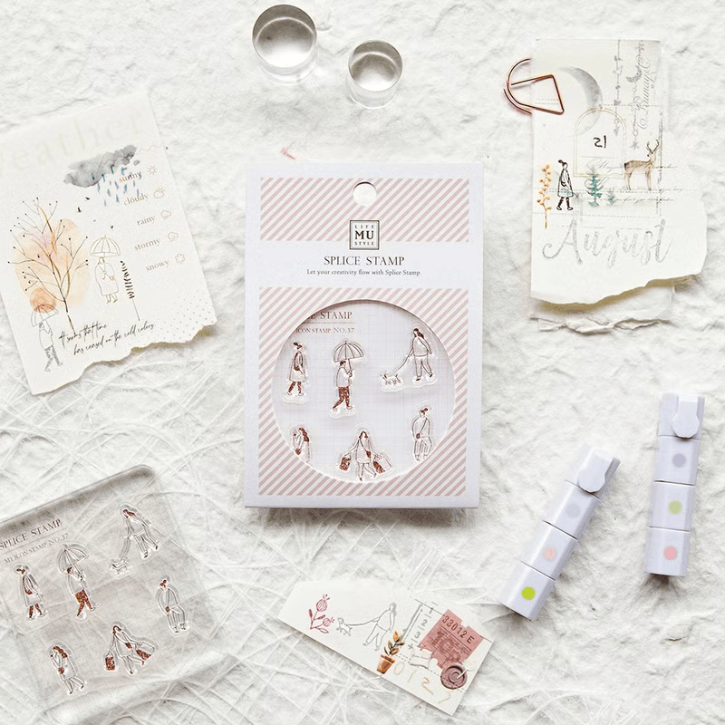 MU Clear Stamp Set 2037 - Little People