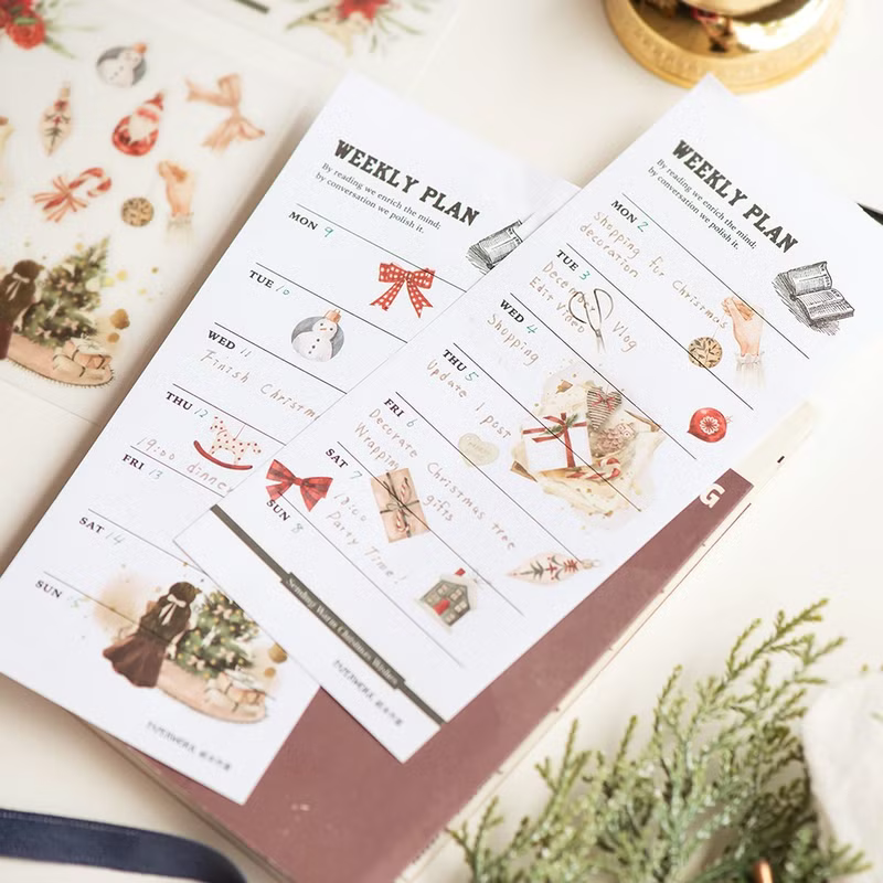 MU Print-On Sticker Set 23 - Christmas Gift (2 sheets)