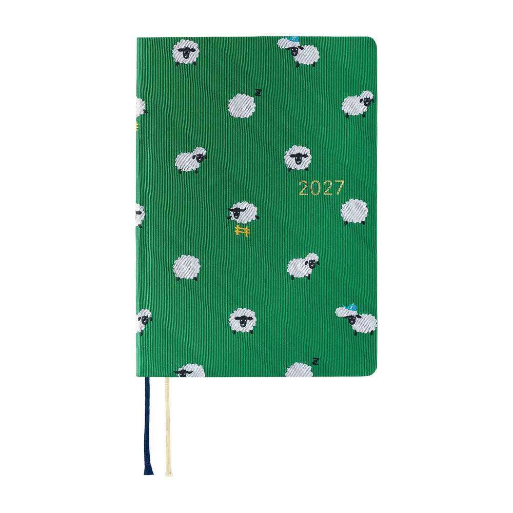 Hobonichi Techo A6 HON - Bow & Tie: Sheep Sheep Sheep (Japanese)