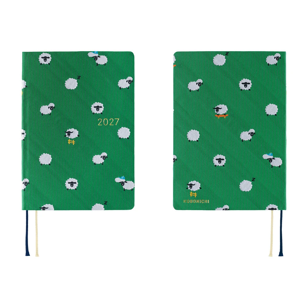 Hobonichi Techo A6 HON - Bow & Tie: Sheep Sheep Sheep (Japanese)