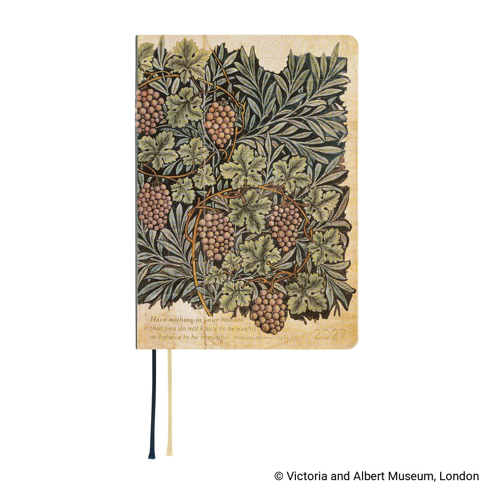 Hobonichi Techo A6 HON - V&A Series: Vine (Japanese)