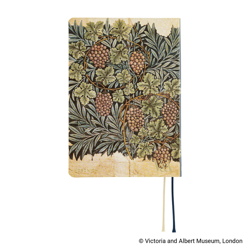 Hobonichi Techo A6 HON - V&A Series: Vine (Japanese)