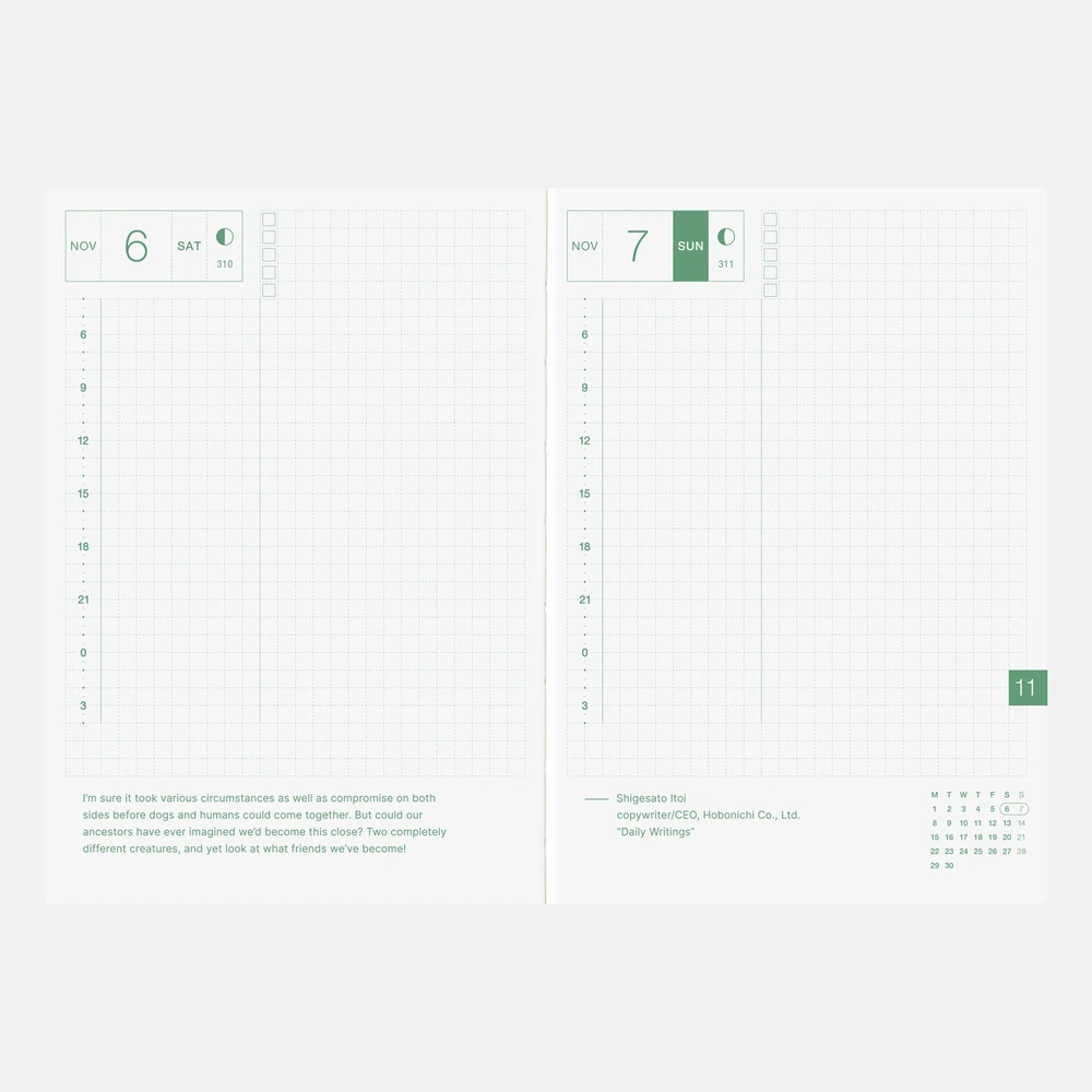 Hobonichi Techo 2027 A6 Original Book (English)