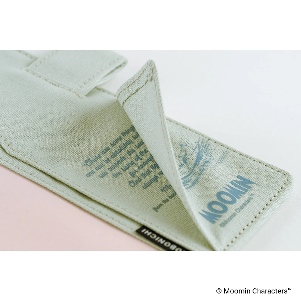Hobonichi Techo A6 Original Cover - Moomin: My Yard (Pale Mint)