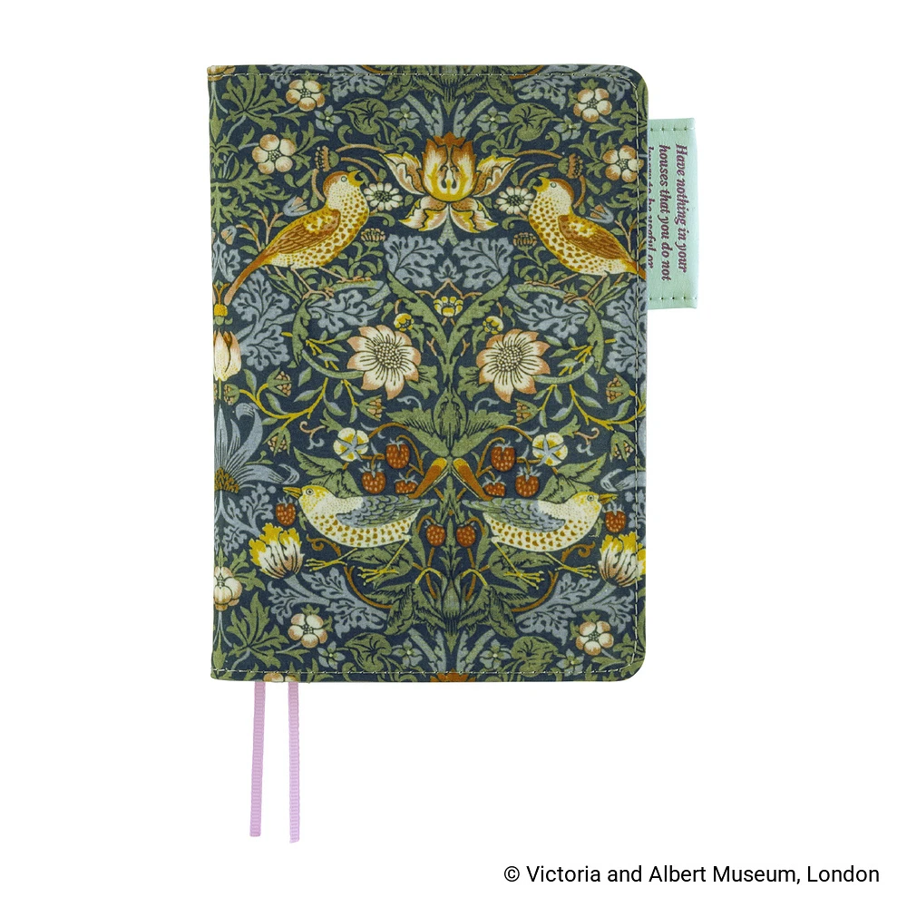 Hobonichi Techo A6 Original Cover - V&A Series: Strawberry Thief