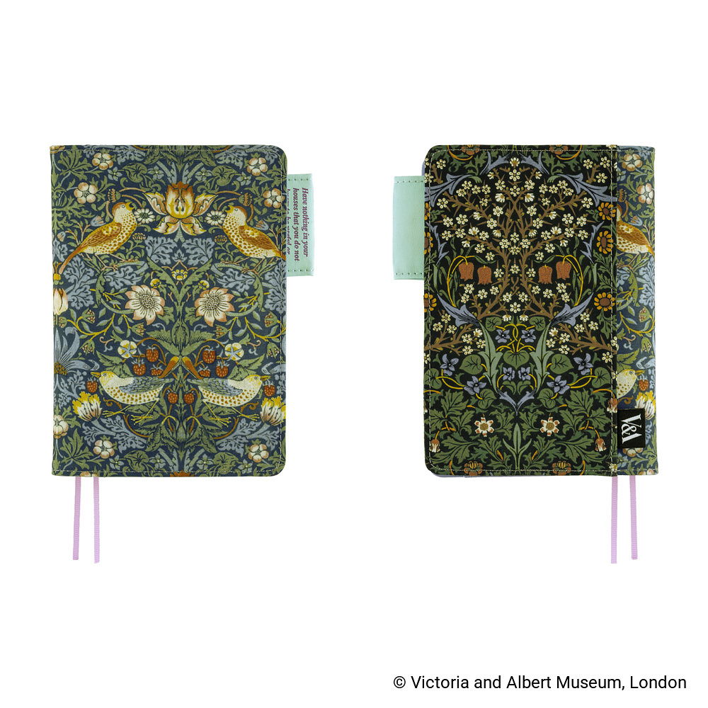 Hobonichi Techo A6 Original Cover - V&A Series: Strawberry Thief
