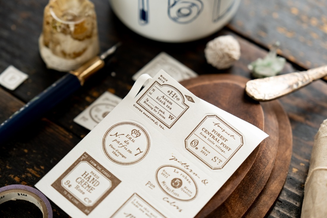 OURS Letterpress Notepad - Grocery Labels