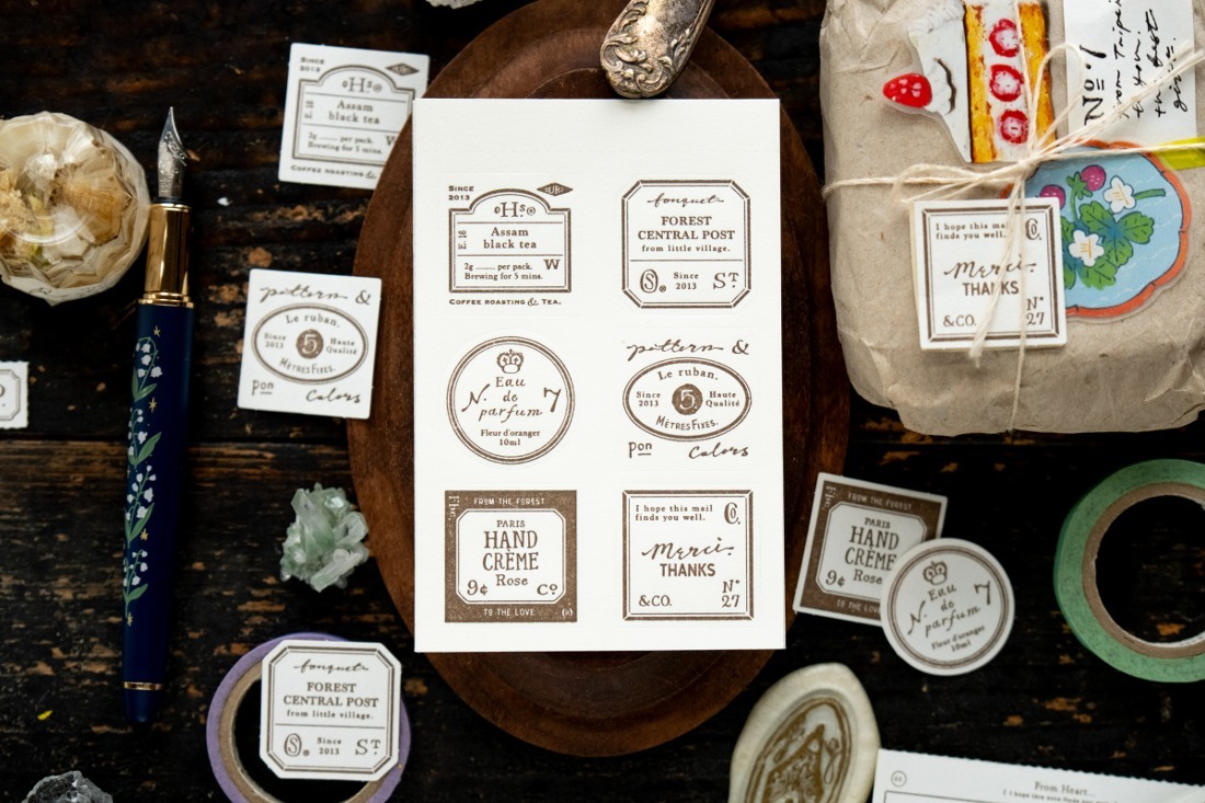 OURS Letterpress Notepad - Grocery Labels